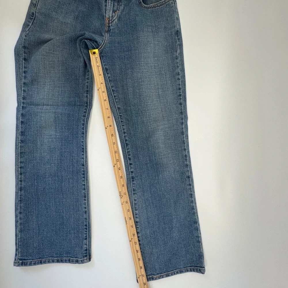 Vintage Levis‎ 515 Boot Cut Low Rise Women's Y2K Jeans Denim Blue Size 6M - Picture 6 of 12